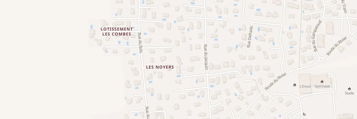 Plan du 390 Rue du Jacquin à Apprieu