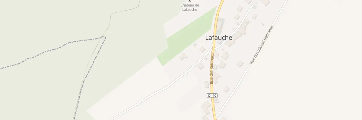 Plan du 4 Rue de la Fontaine aux Bois à Lafauche