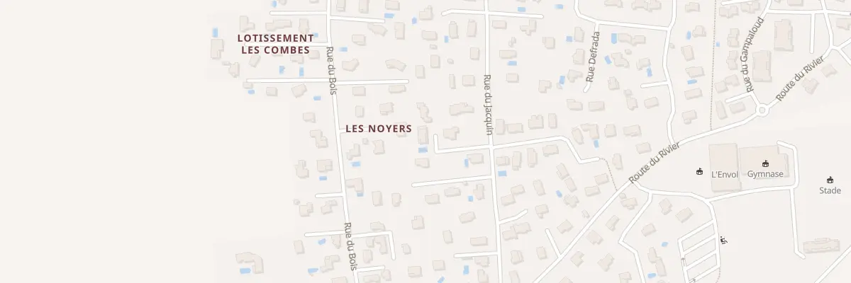 Plan du 390 Rue du Jacquin à Apprieu