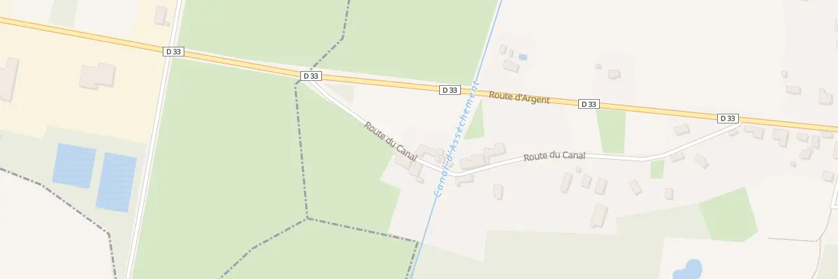 Plan du 135 Rte du Canal au Bouchage