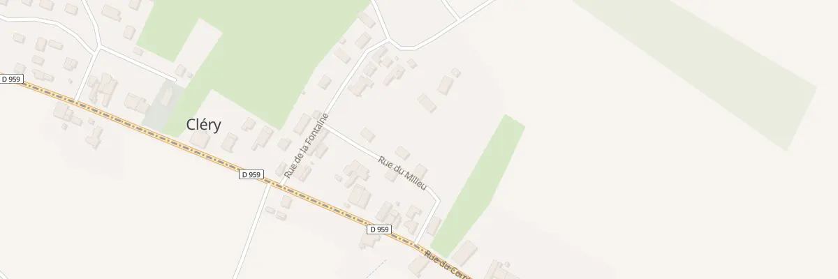 Plan du 5060 Rue du Milieu à Cléry