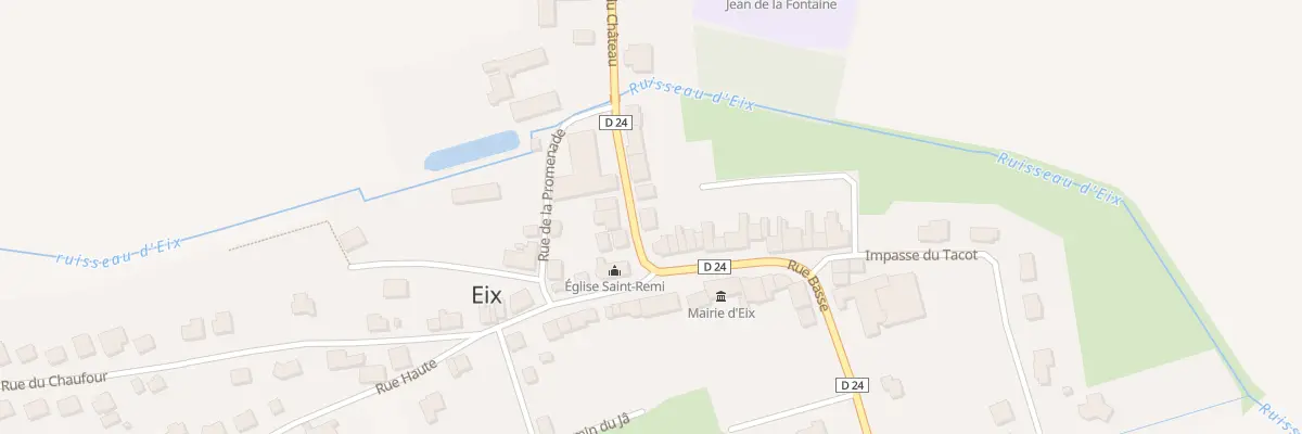 Plan du 1 Rue du Chateau à Eix