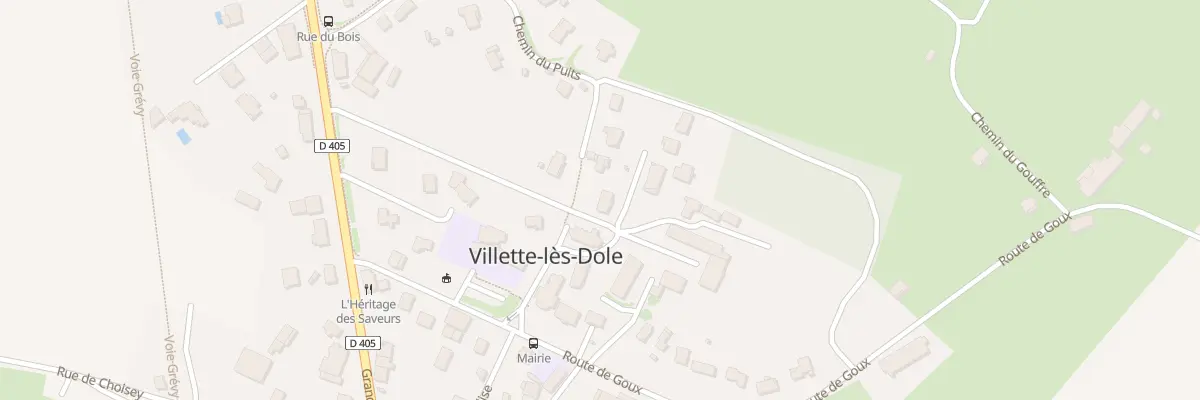 Plan du 2 Imp de la Bergerie à Villette-lès-Dole