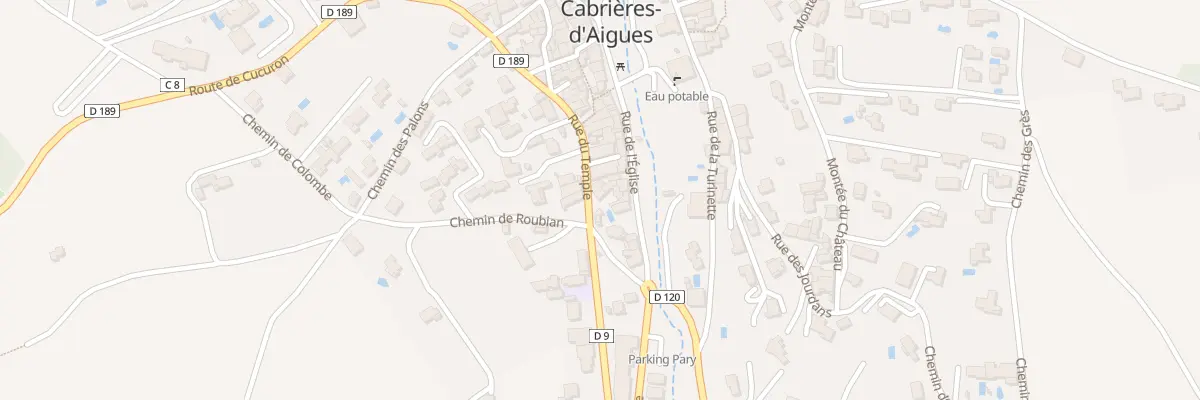 Plan du 5434F Rue du Temple à Cabrières-d’Aigues