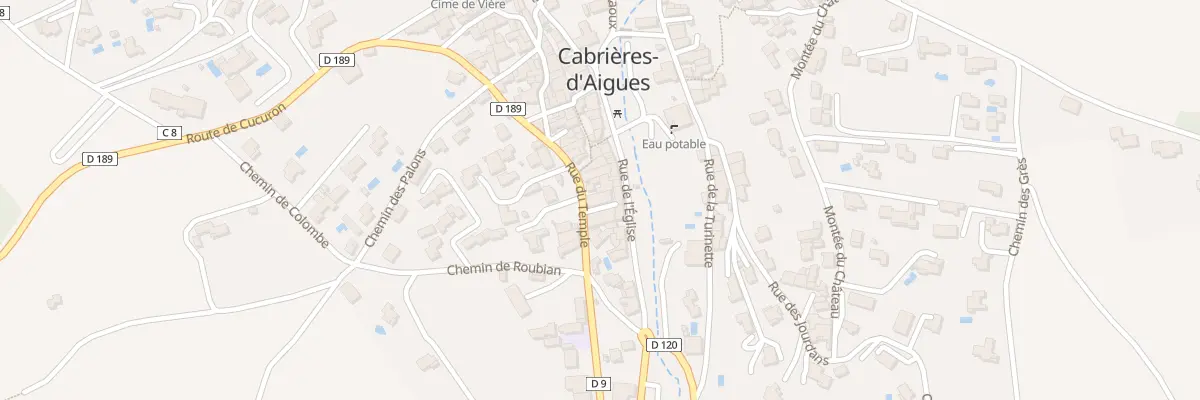 Plan du 5133F Rue du Temple à Cabrières-d’Aigues