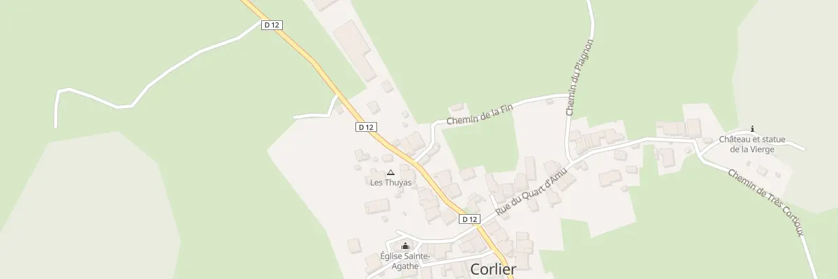 Plan du 17 Che de la Fin à Corlier