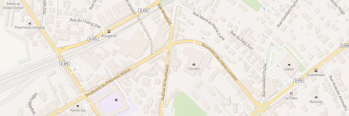Plan du 19 Av de Northwich à Dole