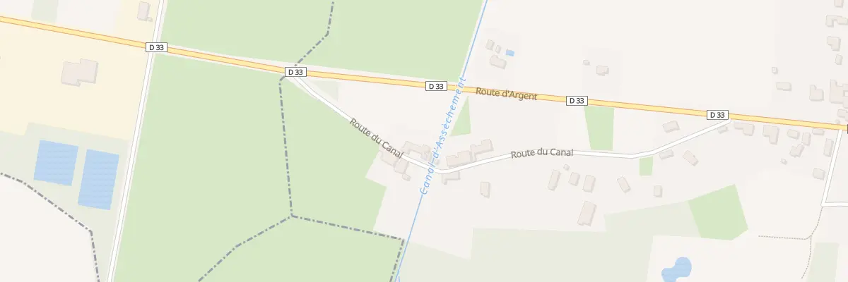 Plan du 175 Rte du Canal au Bouchage