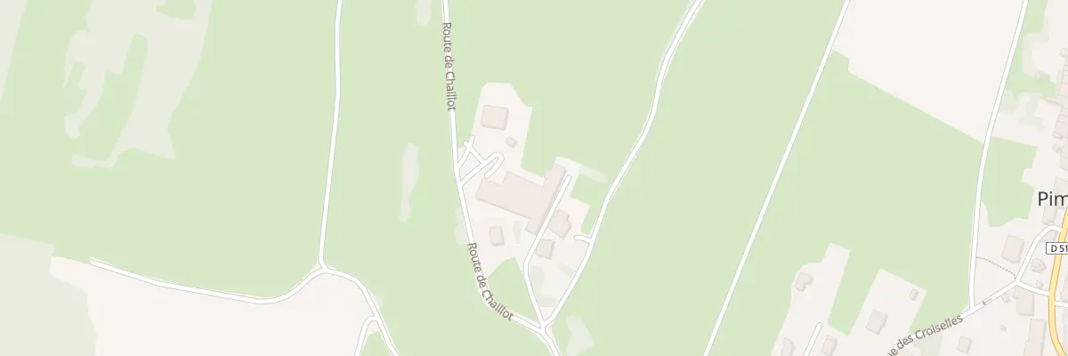 Plan du 5082 Rte de Chaillot à Pimorin