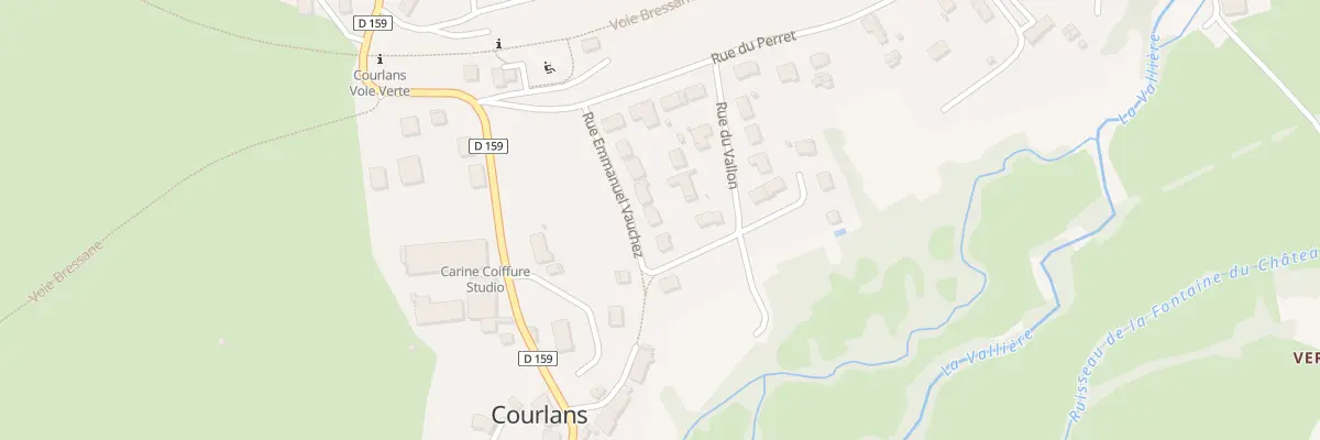 Plan du 170 Rue Vauchez à Courlans