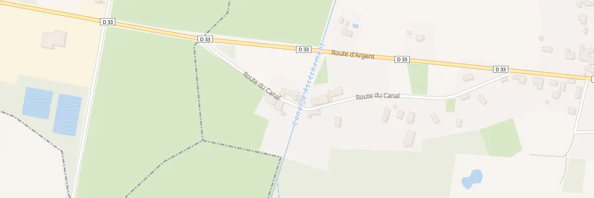 Plan du 177 Rte du Canal au Bouchage