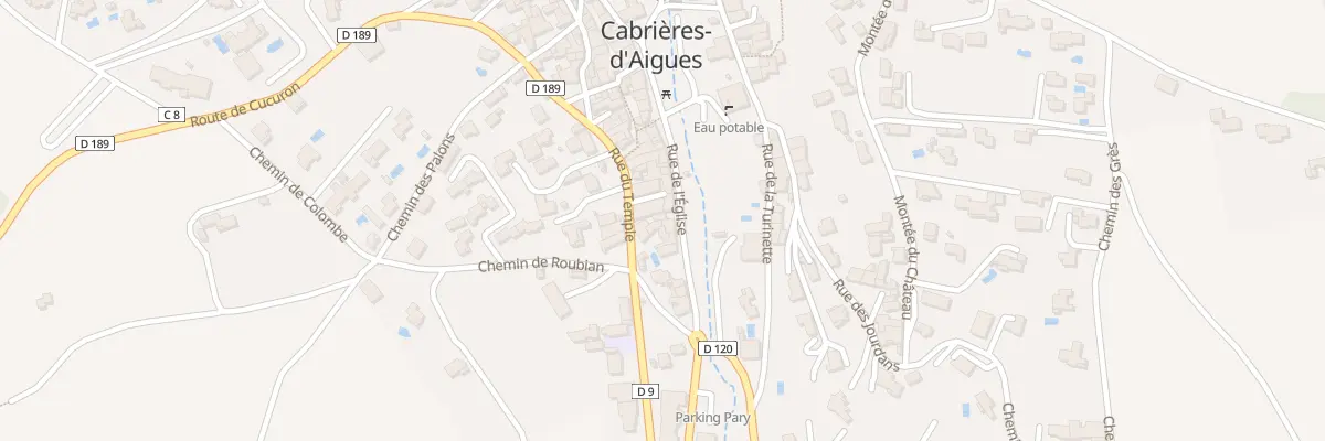 Plan du 5349 Rue du Temple à Cabrières-d’Aigues