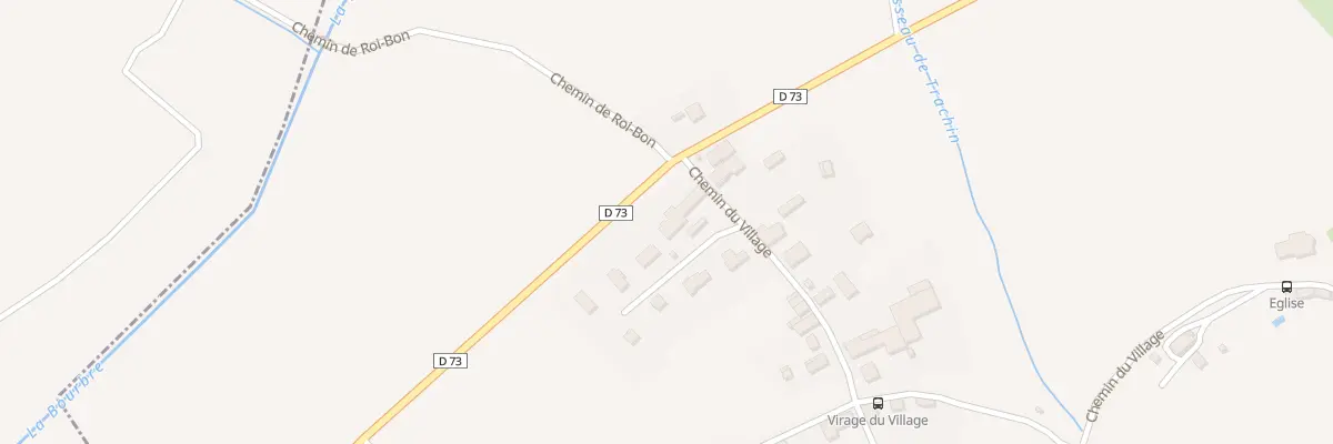 Plan du 12D Che du Village à Chassignieu