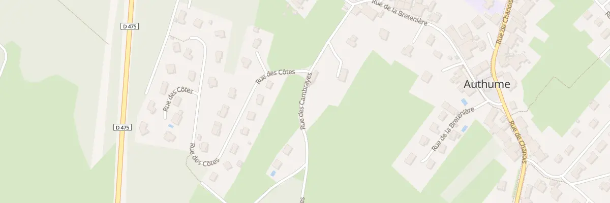 Plan du 9 Rue des Cambrayes à Authume
