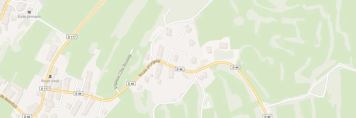 Plan du 2 Lotissement des Combettes à Augisey