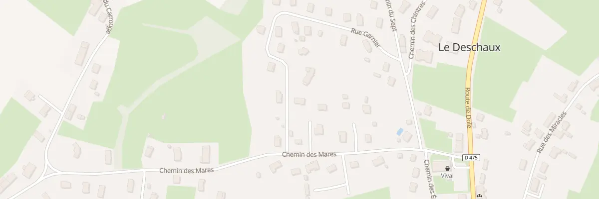 Plan du 2 Imp des Thuyas au Deschaux
