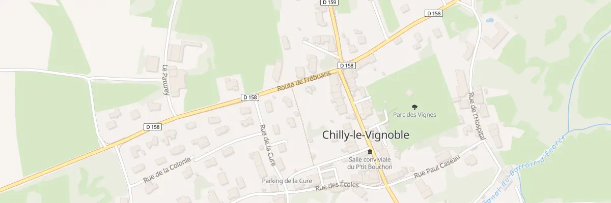 Plan du 63 Rte de Frébuans à Chilly-le-Vignoble