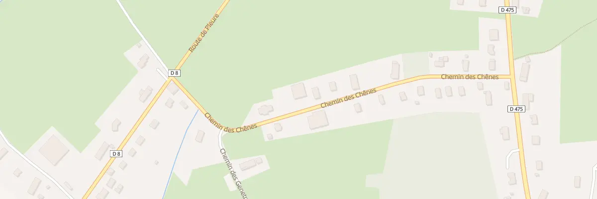 Plan du 2C Che des Chênes au Deschaux