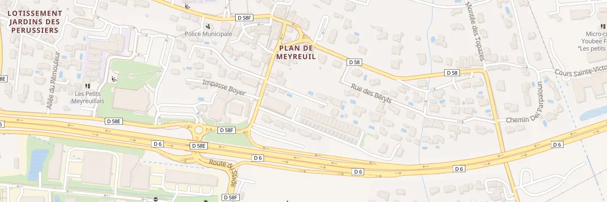 Plan du 2A Av du Général de Gaulle à Meyreuil