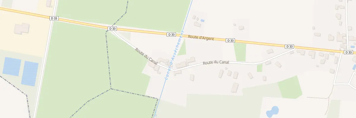 Plan du 215 Rte du Canal au Bouchage