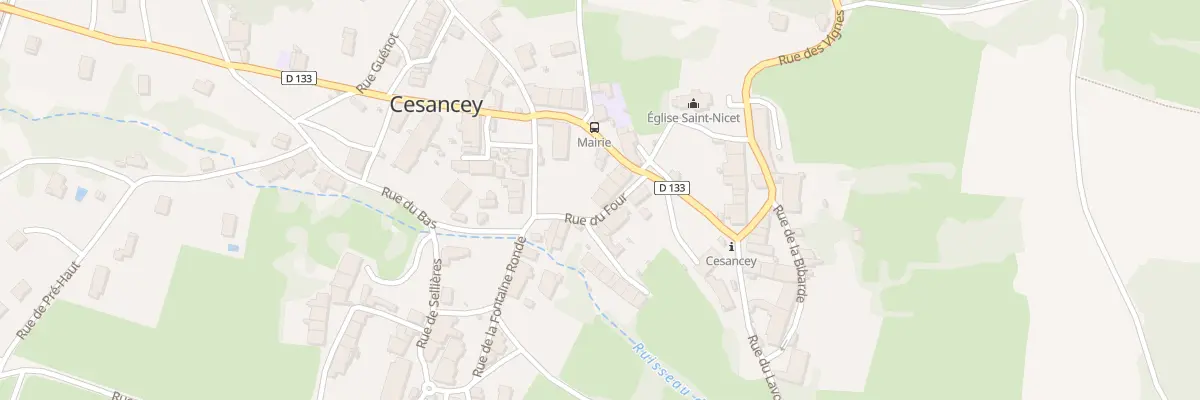 Plan du 30 Rue du Four à Cesancey