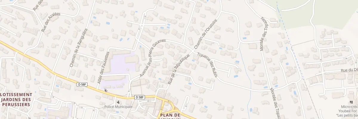 Plan du 23 Rue de la Republique à Meyreuil