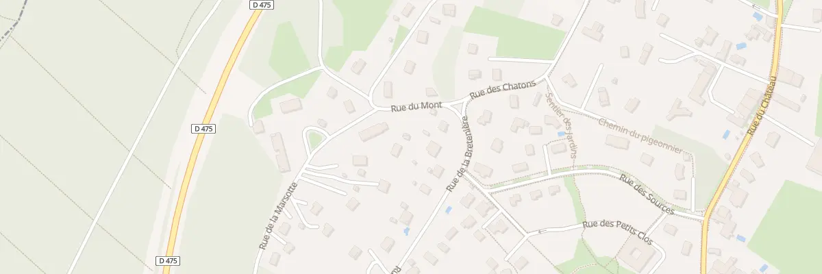 Plan du 1 Rue du Mont à Authume