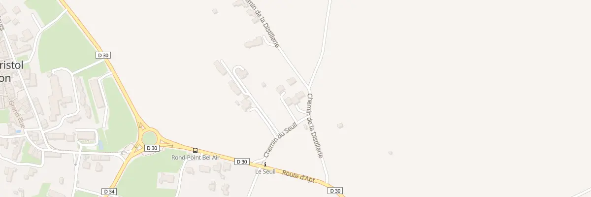 Plan du 111 Che du Seuil à Saint-Christol