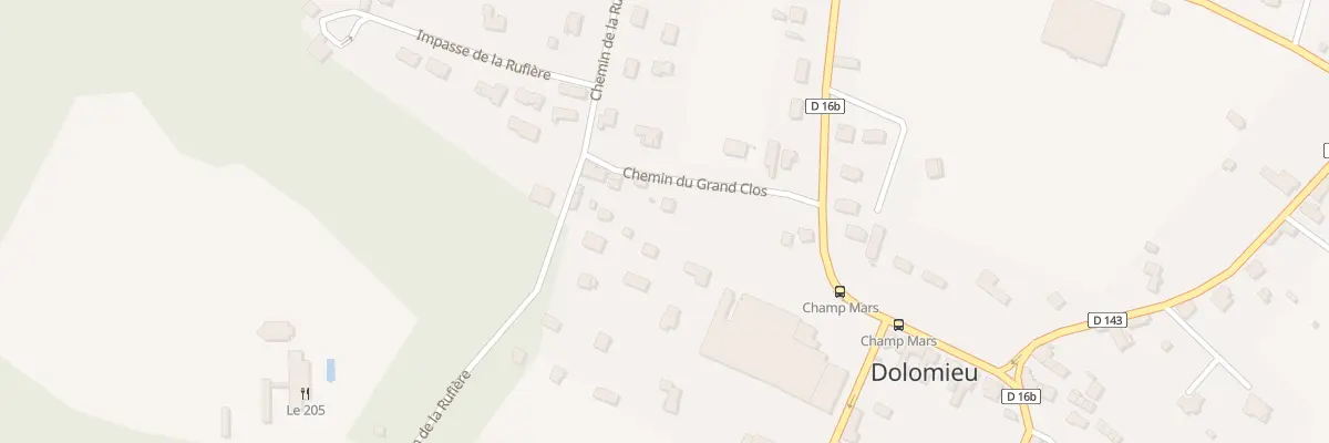 Plan du 97 Che du Grand Clos à Dolomieu