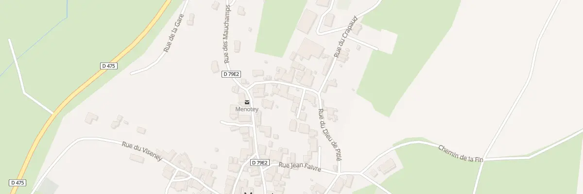 Plan du 8 Rue de la Bourgoisotte à Menotey