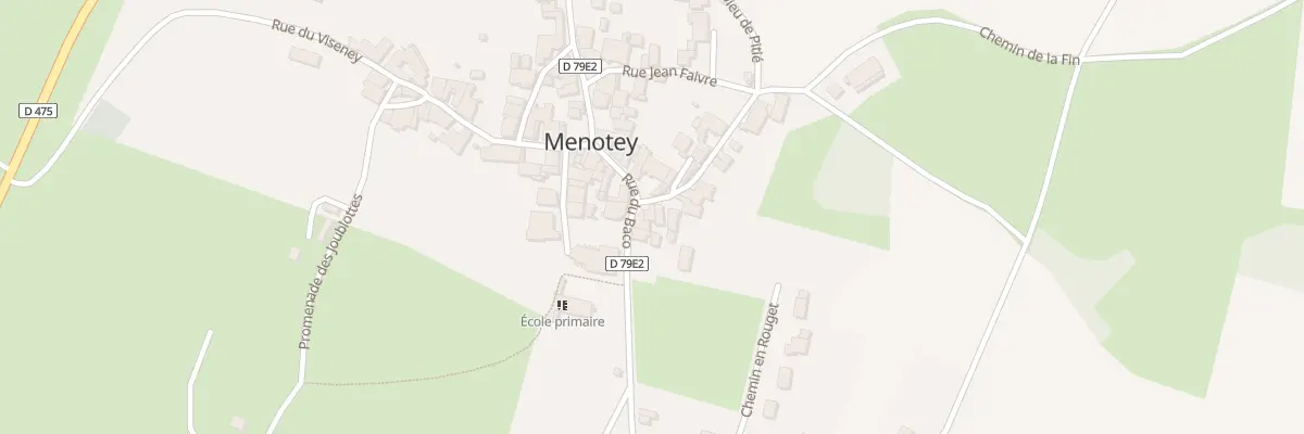 Plan du 2 Rue du Dieu de Pitié à Menotey
