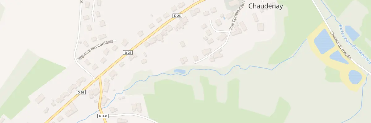 Plan du 12 Rue de la Combe d’Anvelle à Chaudenay