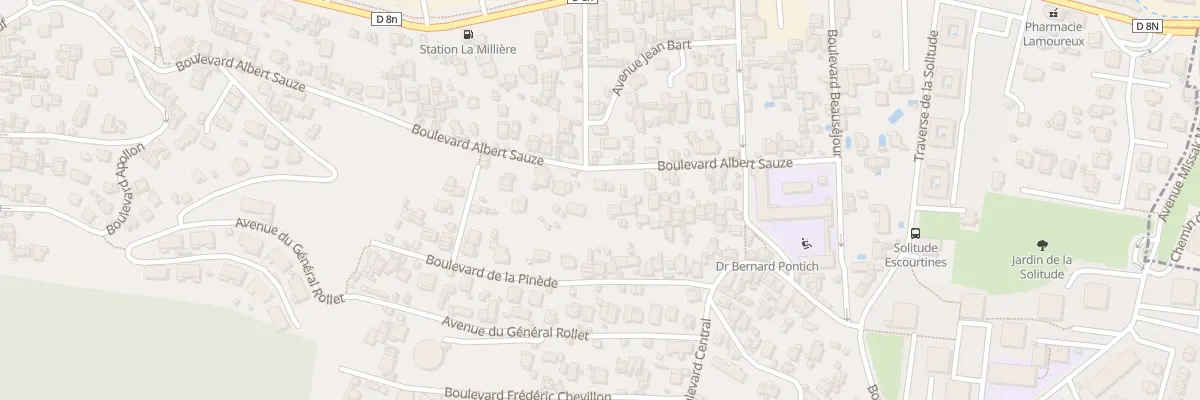 Plan du 54 Bd Albert Sauze à Marseille 11e Arrondissement