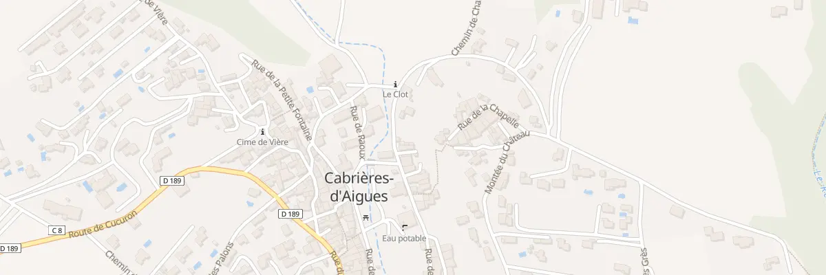 Plan du 5024 Le Chateau à Cabrières-d’Aigues