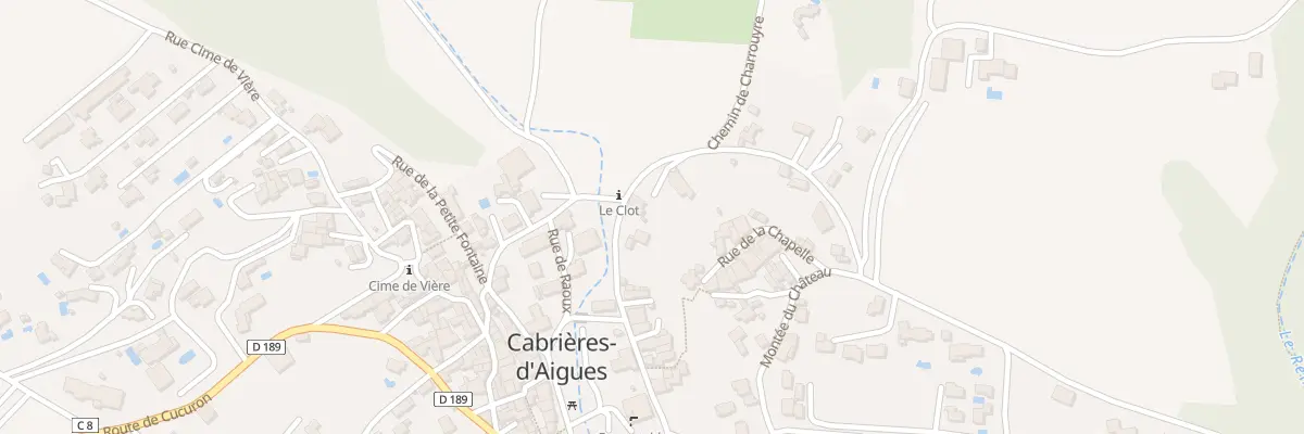 Plan du 5009 Le Chateau à Cabrières-d’Aigues