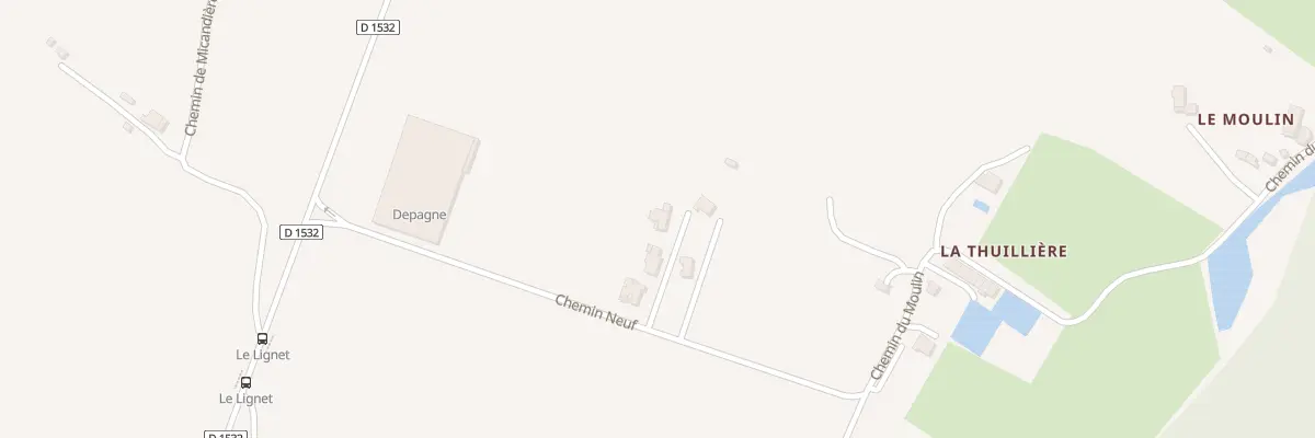 Plan du 65 Imp de la Verdeppe à La Rivière
