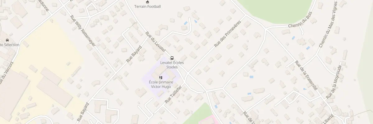 Plan du 9 Rue des Primeveres à Rives