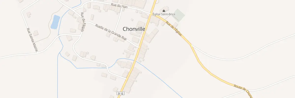 Plan du 27 Grande Rue à Chonville à Chonville-Malaumont