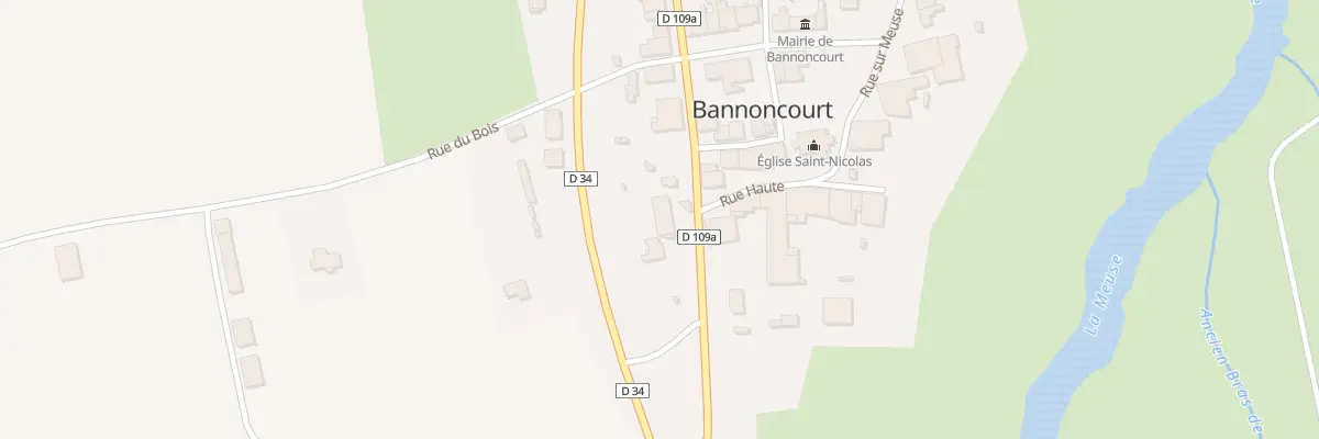 Plan du 7 Rue Montauban à Bannoncourt