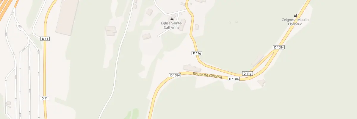Plan de Moulin Chabaud à Ceignes