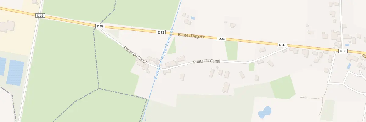 Plan du 275 Rte du Canal au Bouchage