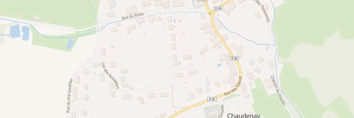 Plan du 9 Rue du Cray de Devant à Chaudenay