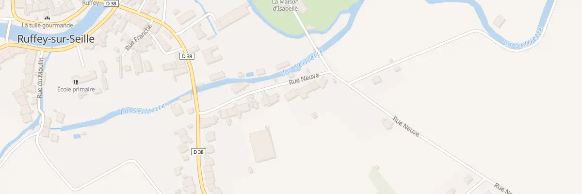 Plan du 150 Rue Neuve à Ruffey-sur-Seille