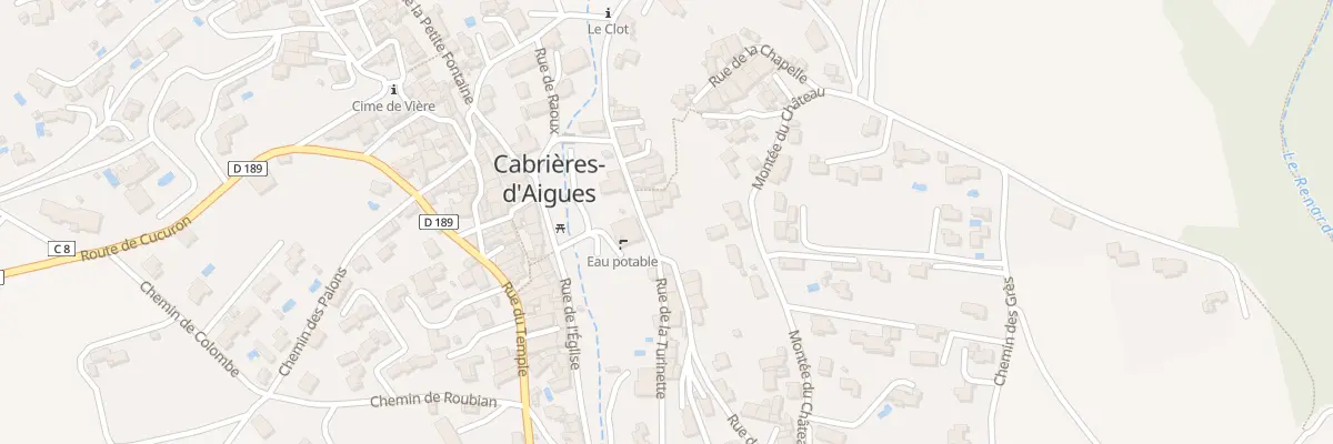 Plan du 5035 Le Chateau à Cabrières-d’Aigues