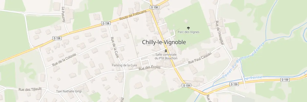 Plan du 128 Grande Rue à Chilly-le-Vignoble