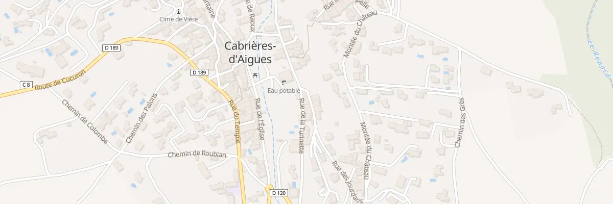 Plan du 5250 La Turinette à Cabrières-d’Aigues