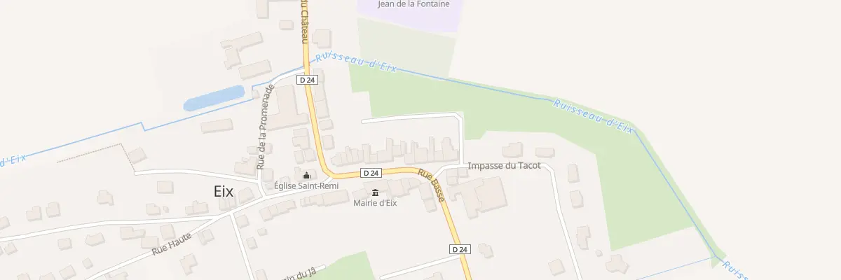Plan du 18 Rue Basse à Eix