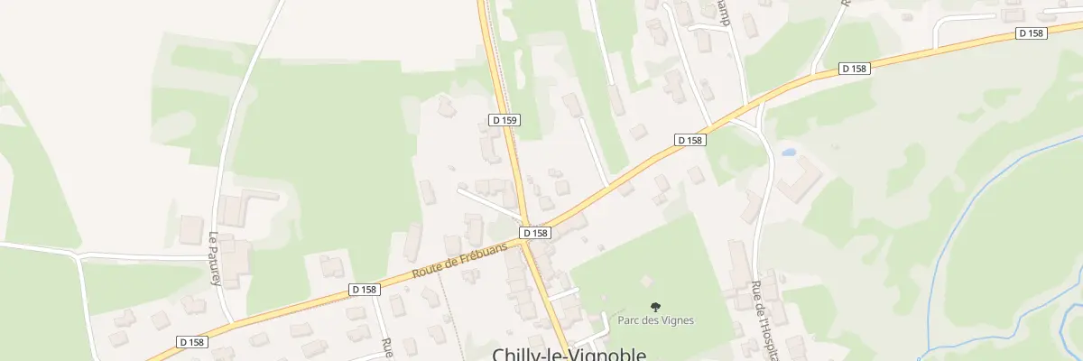 Plan du 25 Rte de Lons à Chilly-le-Vignoble