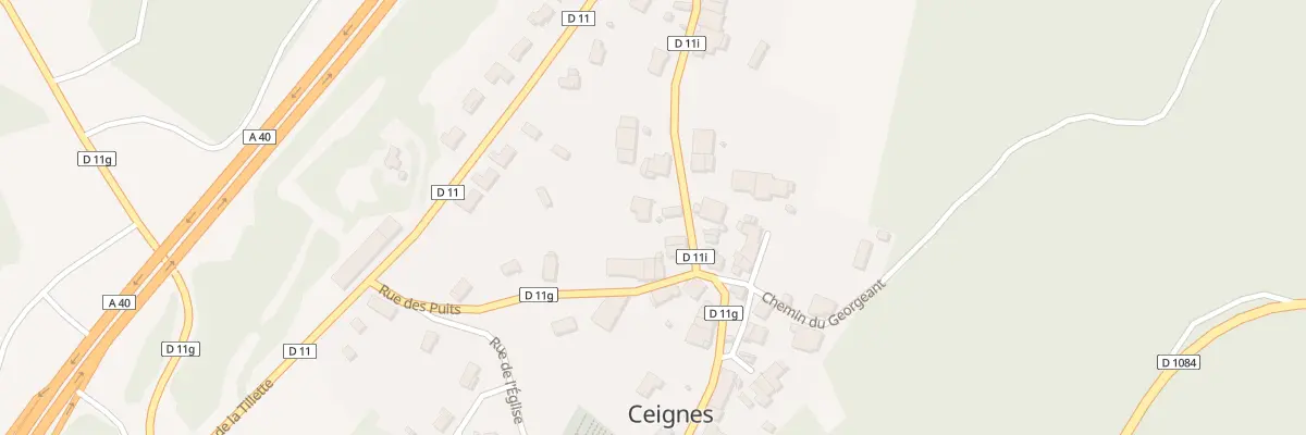 Plan du 39 Rue du Quart d’Amont à Ceignes
