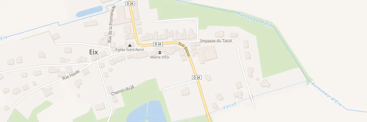 Plan du 15 Rue Basse à Eix